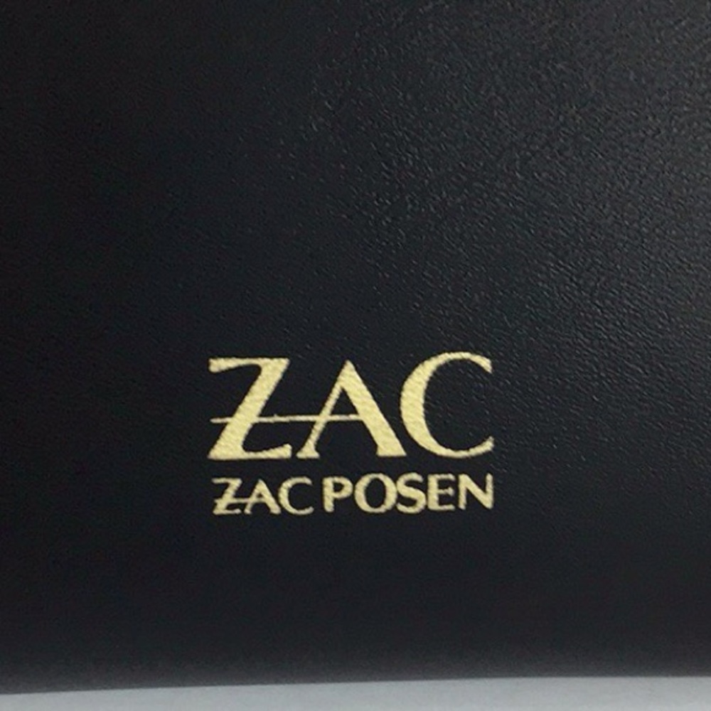 ZAC Zac Posen smooth leather checkbook wallet new - Picture 2 of 8